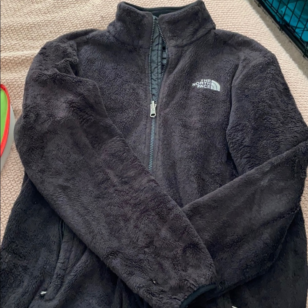 North face fuzzy jacket